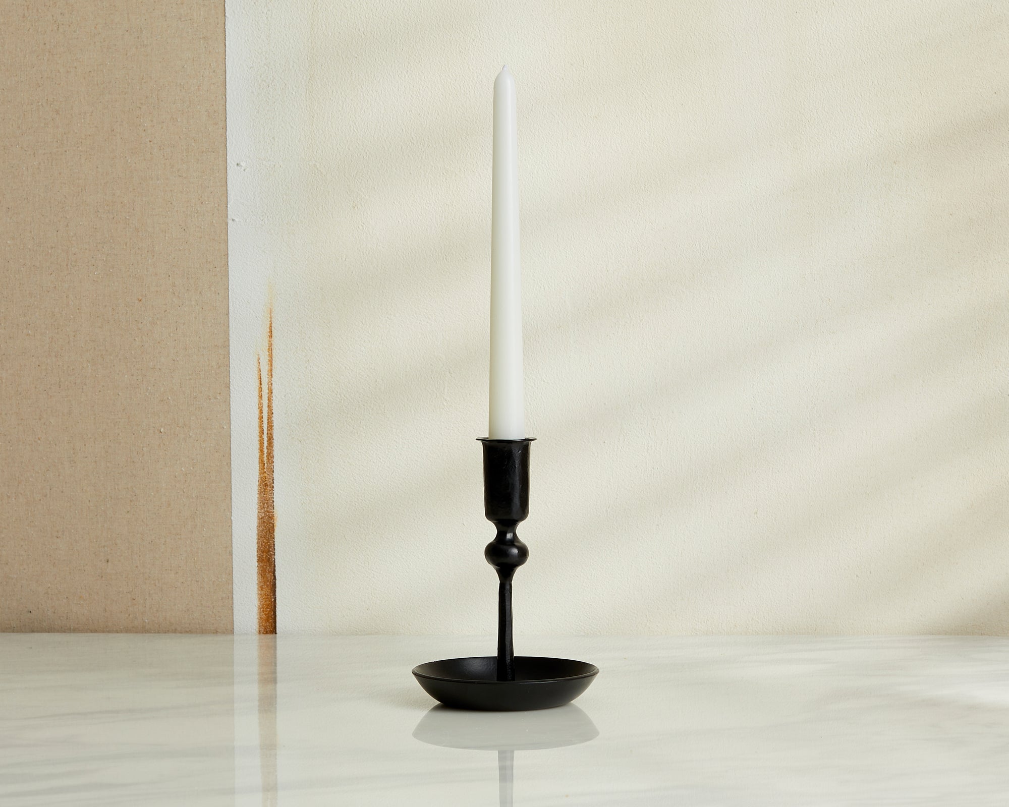 Noa Black Candle Holder