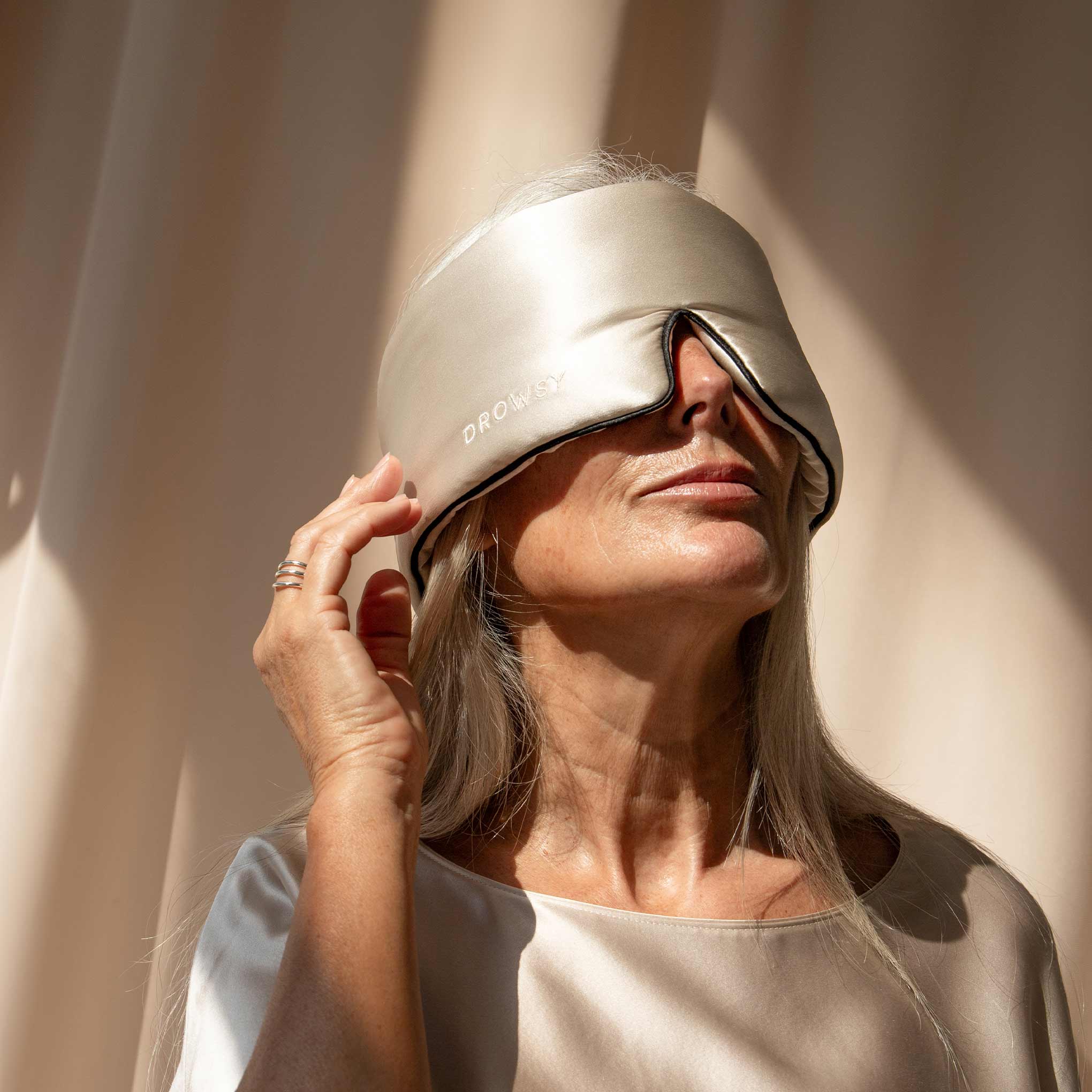 Dusty Gold Sleep Mask - Pipe Dreams Edition