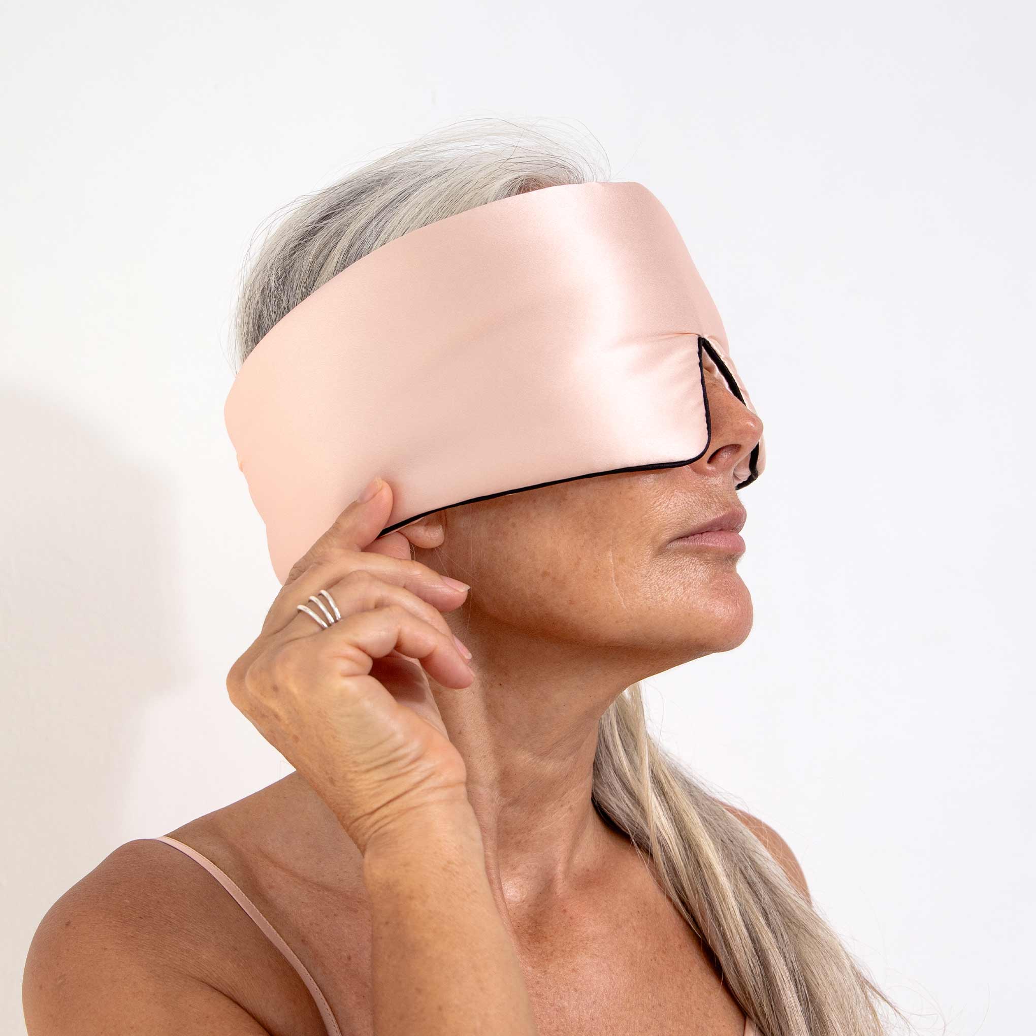 Sunset Pink Sleep Mask - Pipe Dreams Edition
