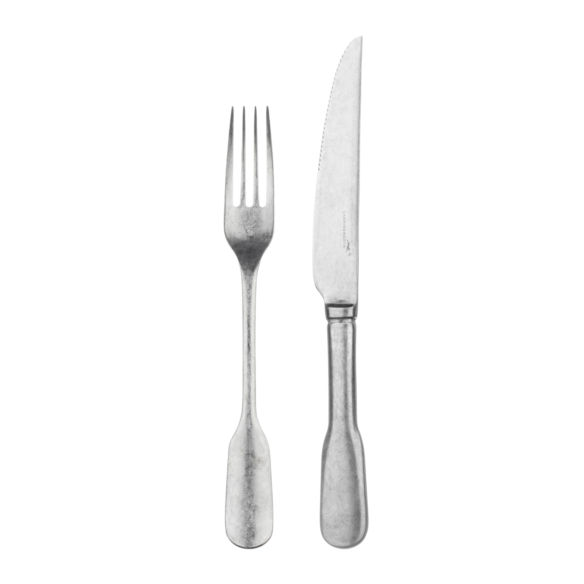 Fiddle Vintage Satin Wooden Box Steak Set 12 Piece