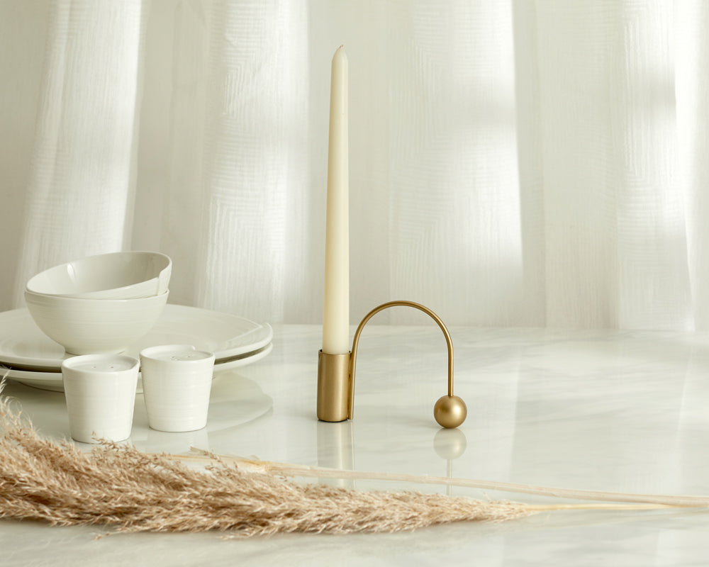 Maya Gold Candle Holder