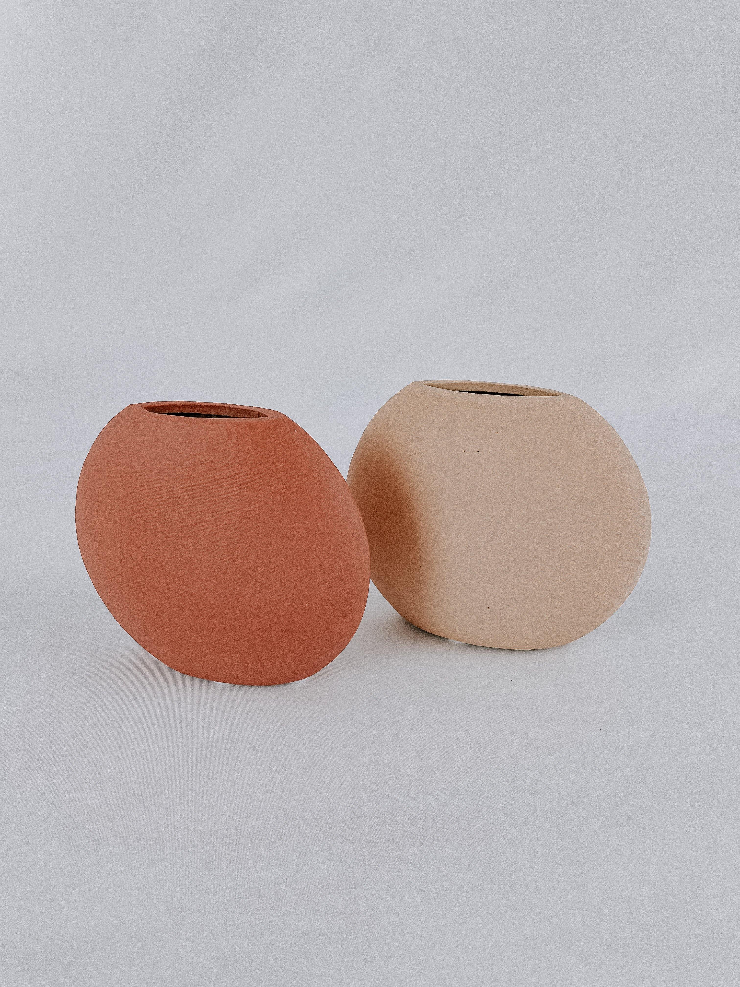 Francine Ceramic Terracotta Vases Set