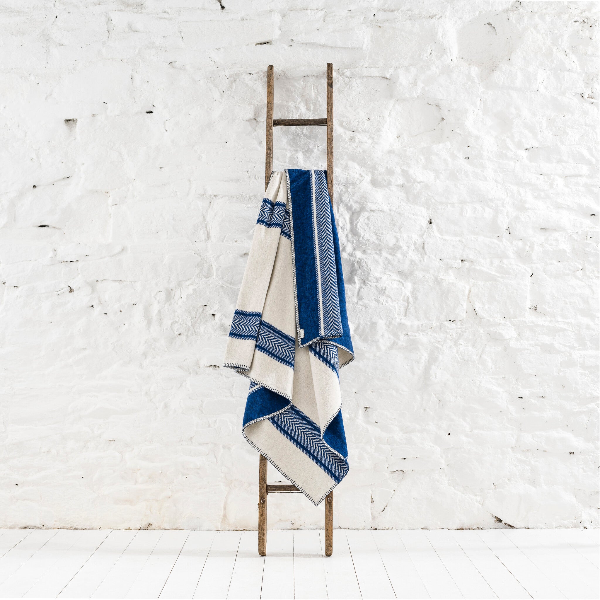 Seastripe Large Recycled Cotton Throw