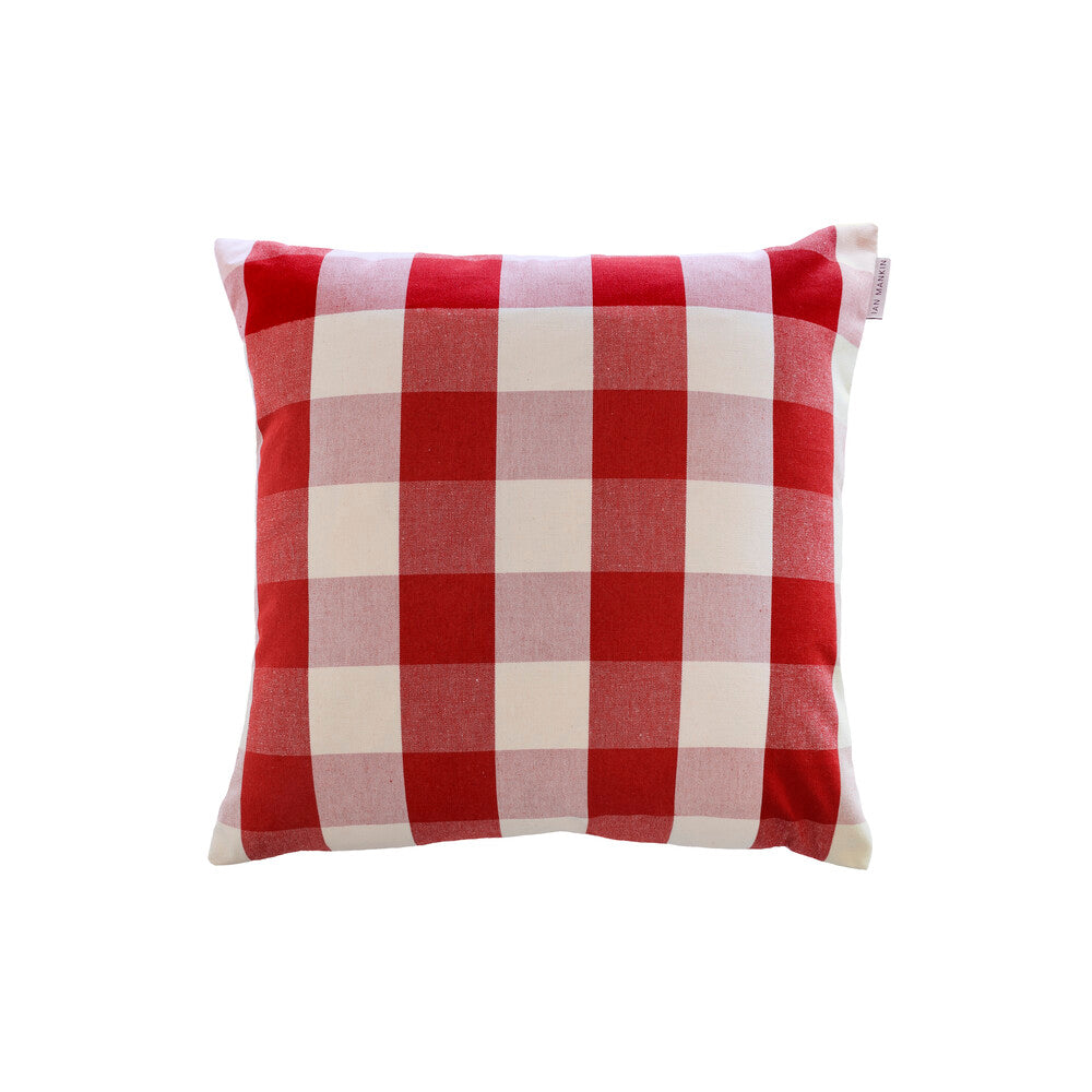 Avon Check Small Knife Edge Cushion
