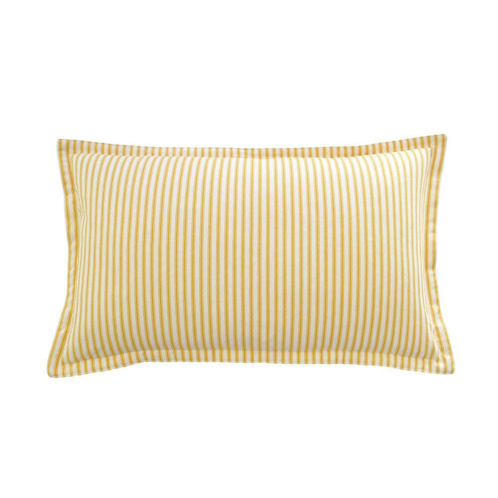 Ticking Stripe 1 Small Rectangle Oxford Edge Cushion