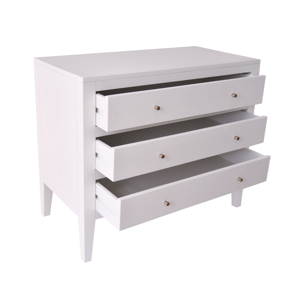 Aston Chest of Drawers - White