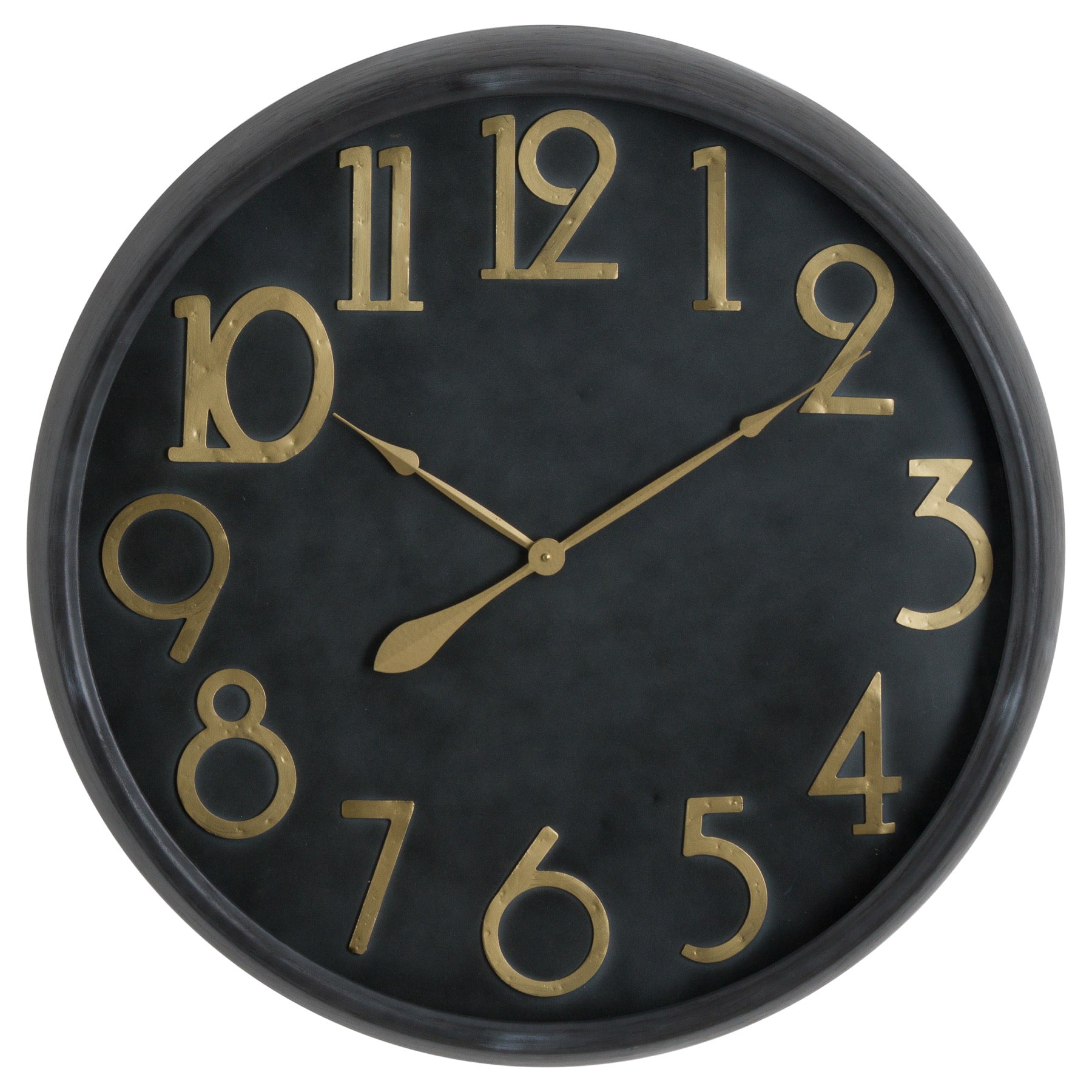 Bold Brass Clock