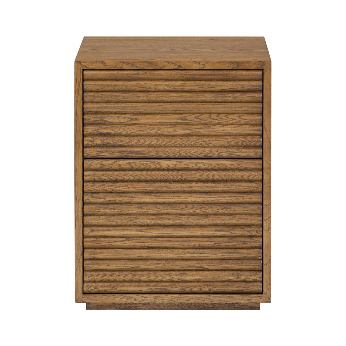 Camden Ribbed 2 Drawer Bedside Table