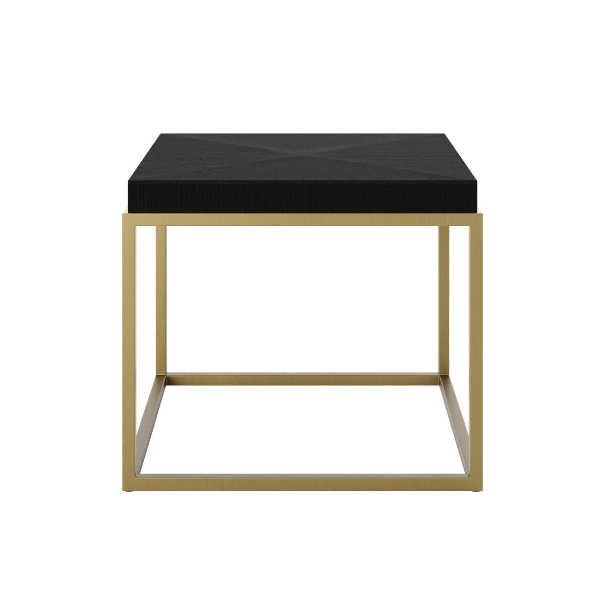 Dover Black Square End Table