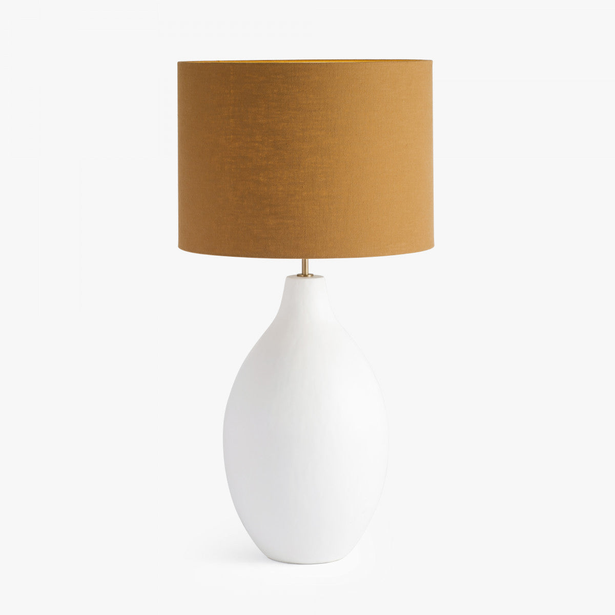 Gesso Glow Collection - Large Round Gesso Table Lamp