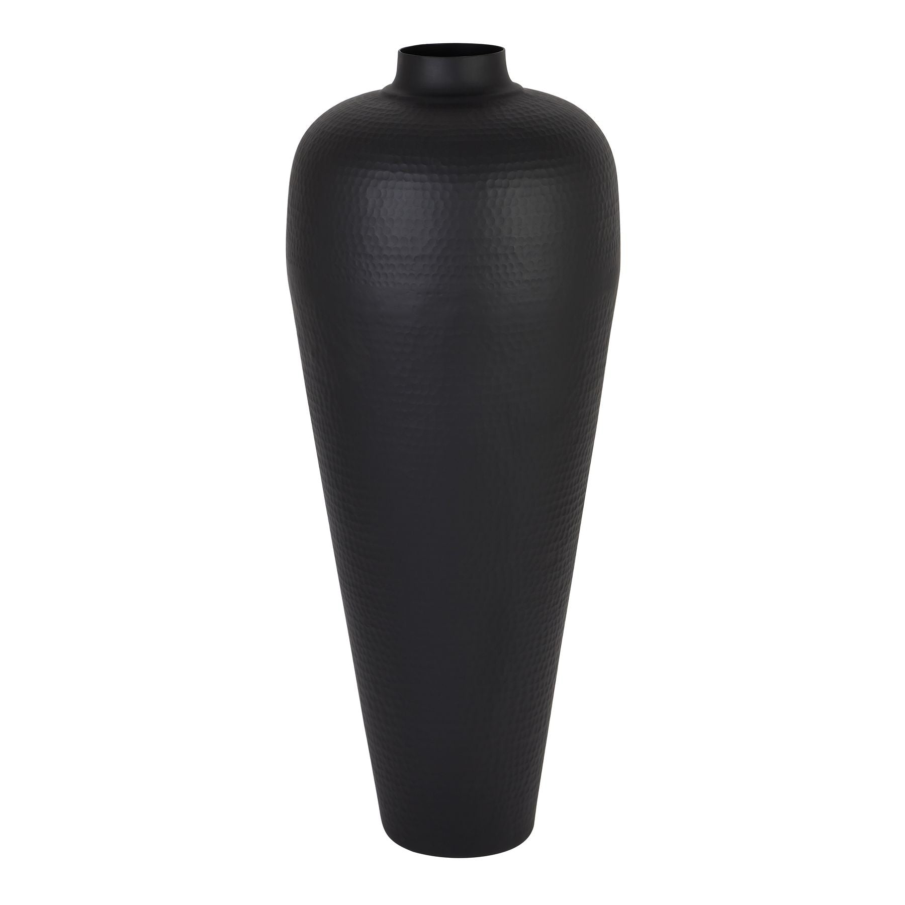 Harper Black Medium Hammered Vase
