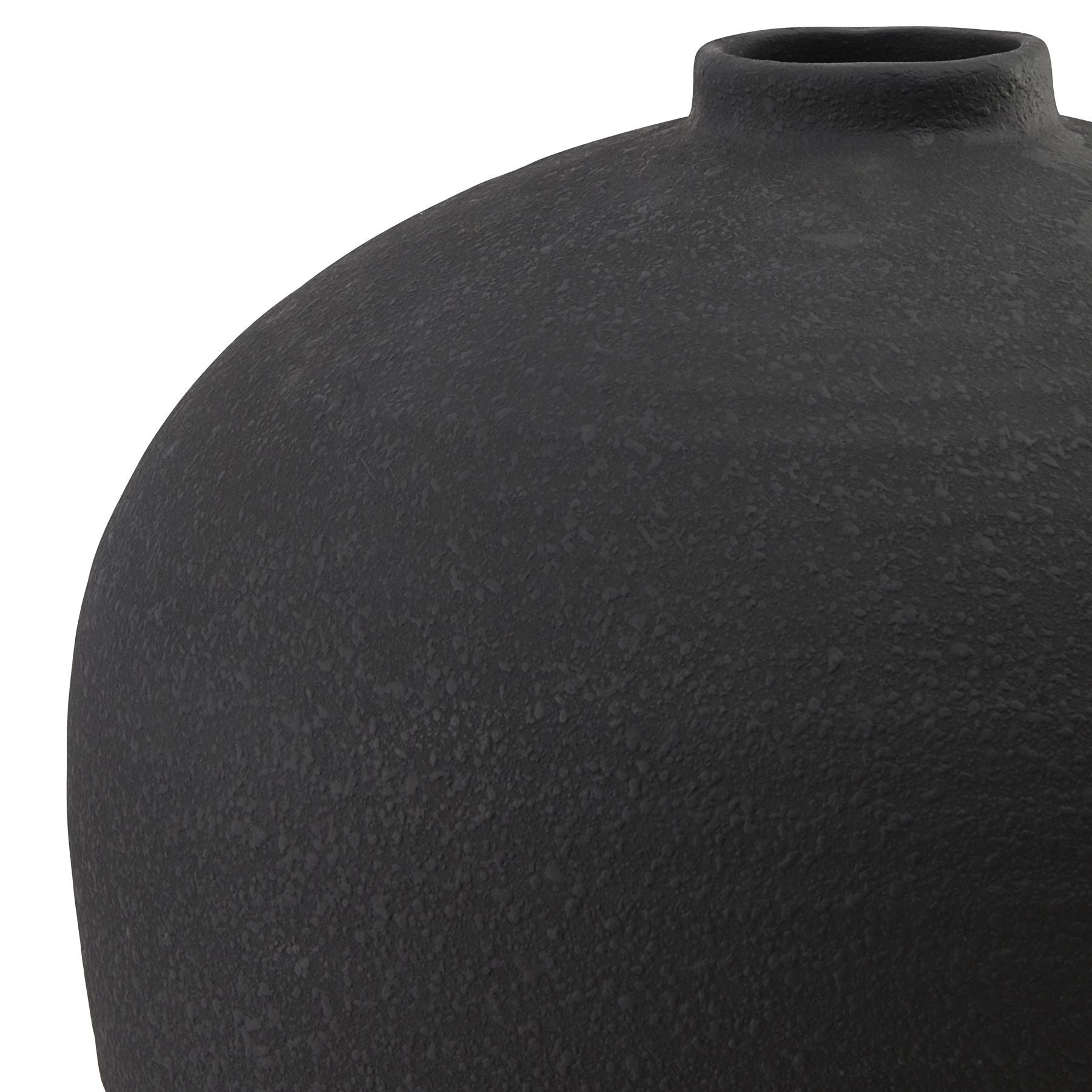 Matt Black Grande Vase