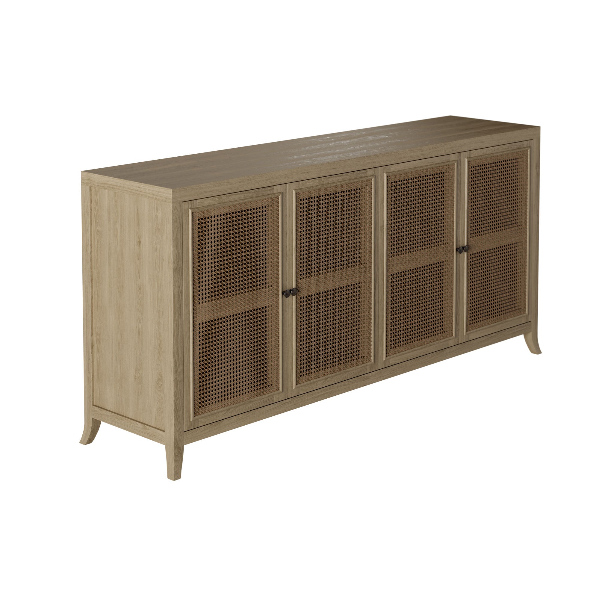 Meadow Oak Sideboard - Four Doors