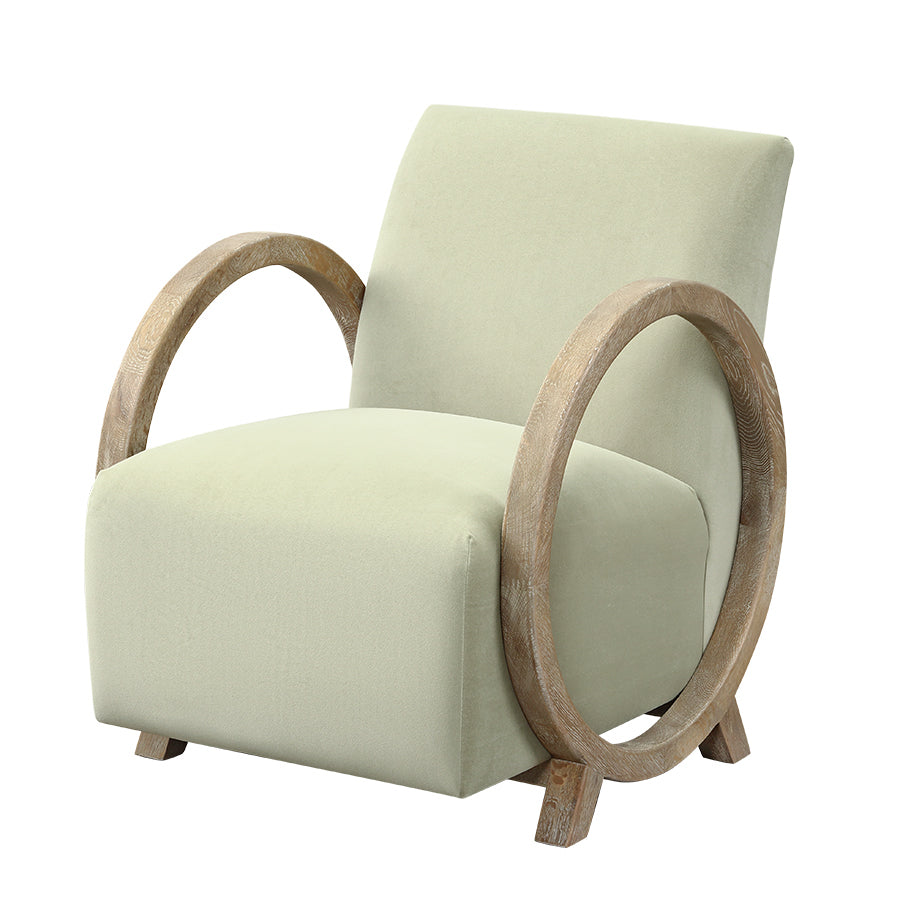 The Oval Upholstered Club Chair