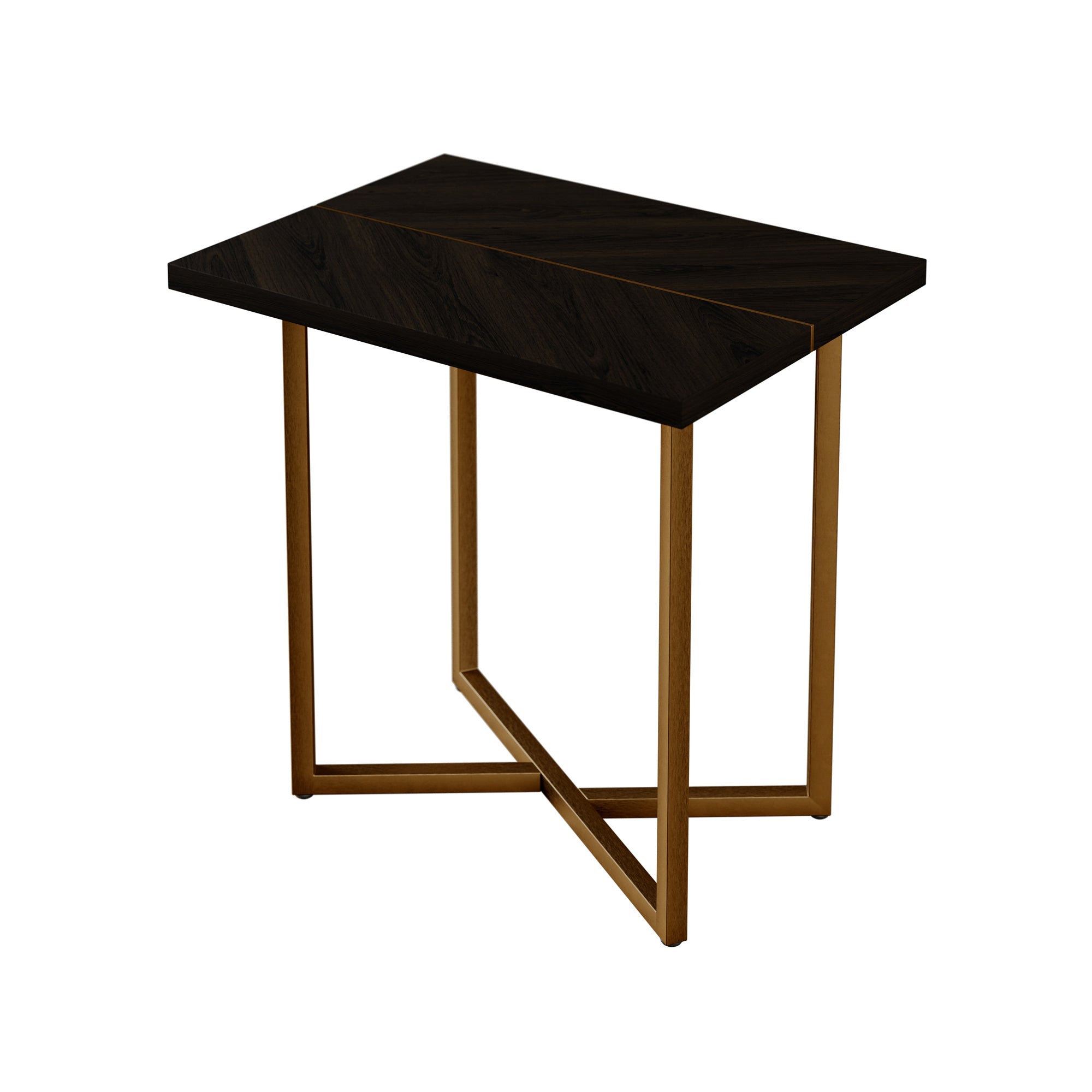Oxford End Table - Chocolate Brown