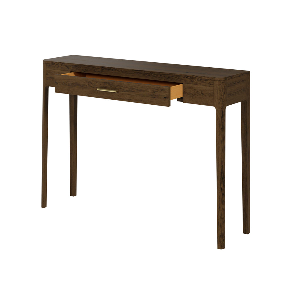 Siena Oak Console Table - Brown