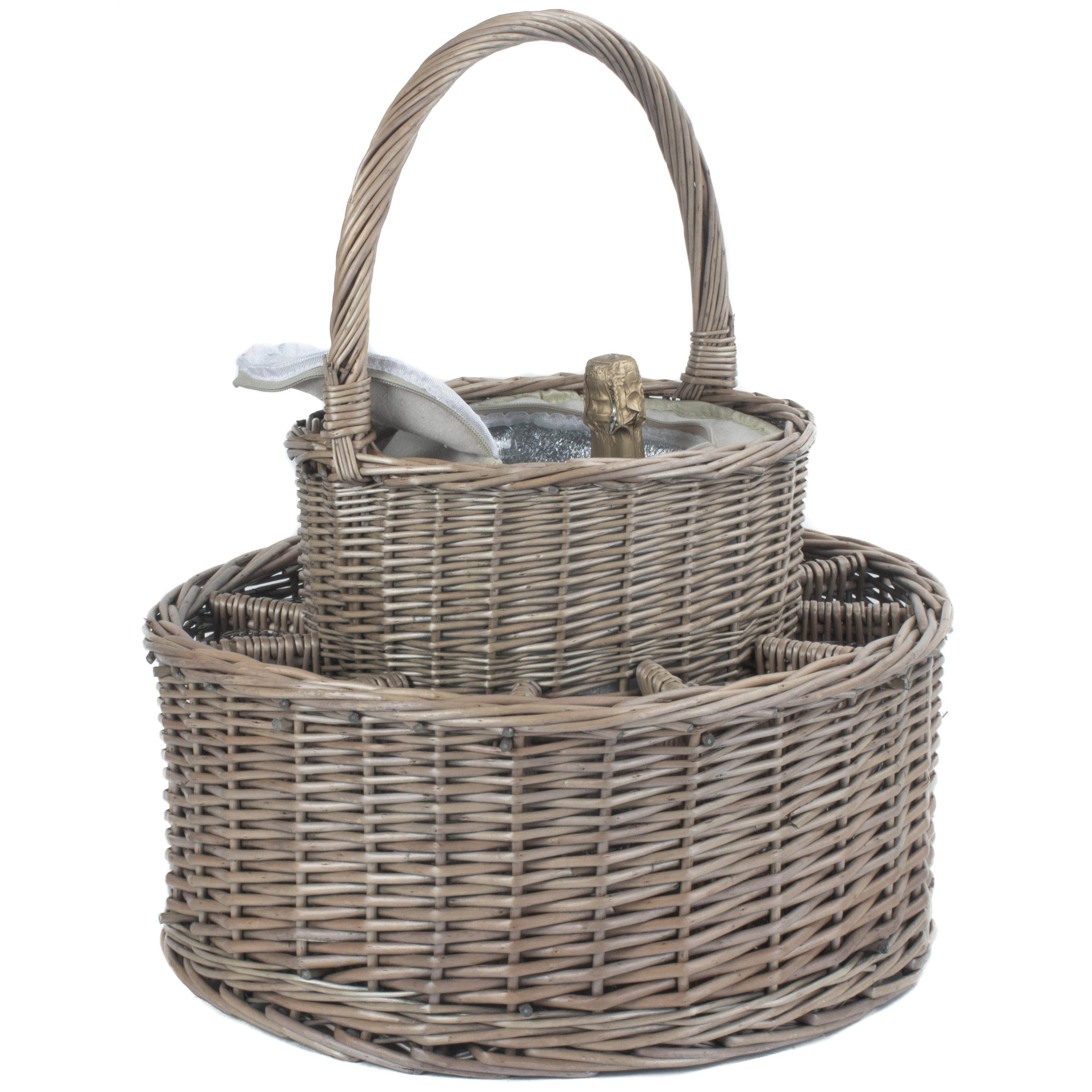 Chilled Garden Party Willow Basket