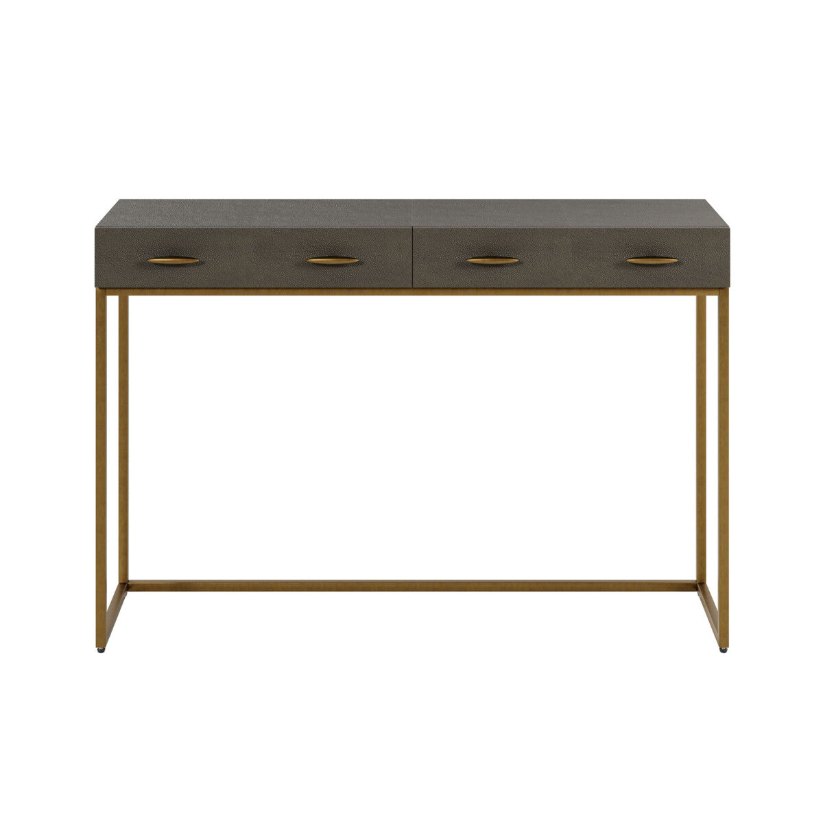 Metro Two-Drawer Grey Console Table