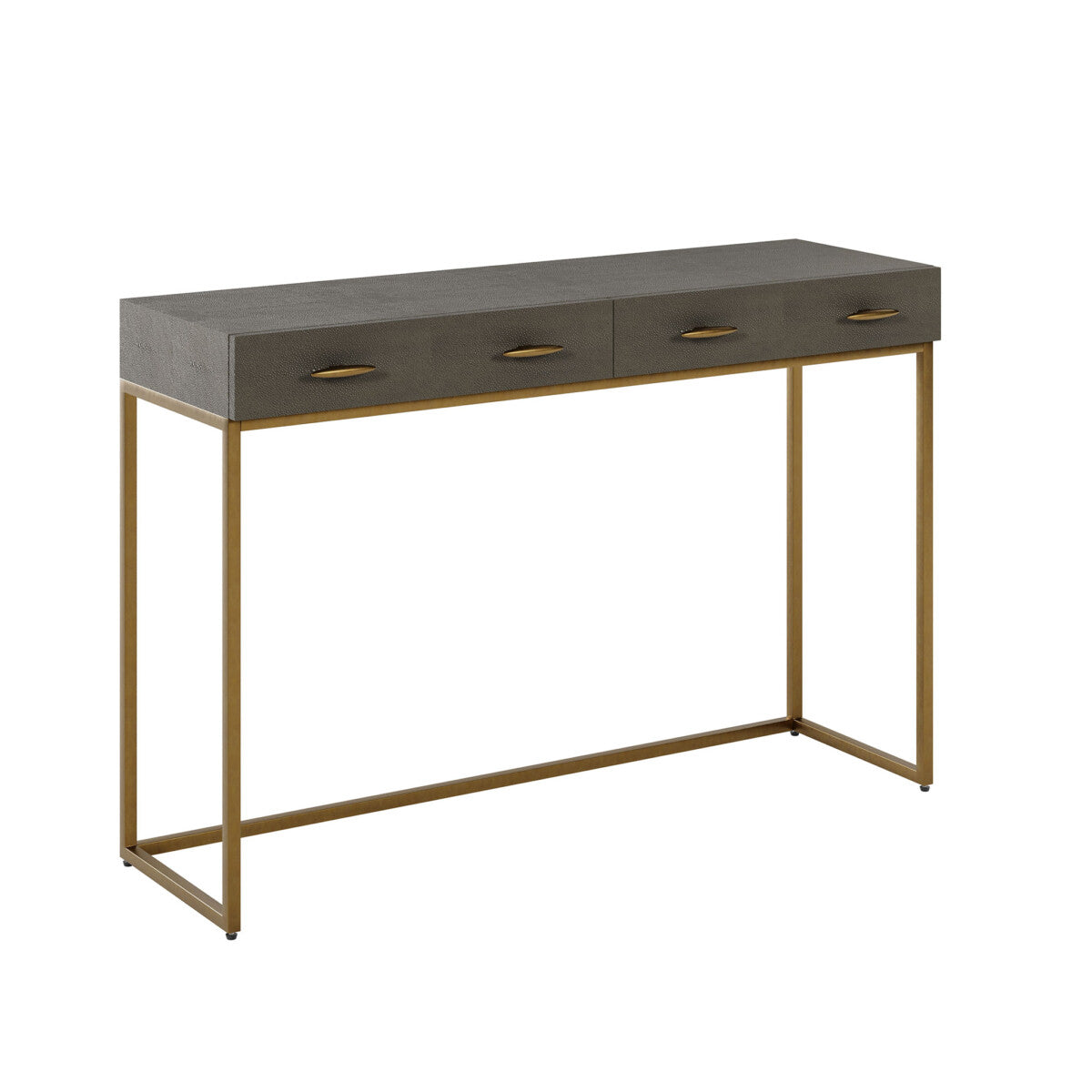 Metro Two-Drawer Grey Console Table