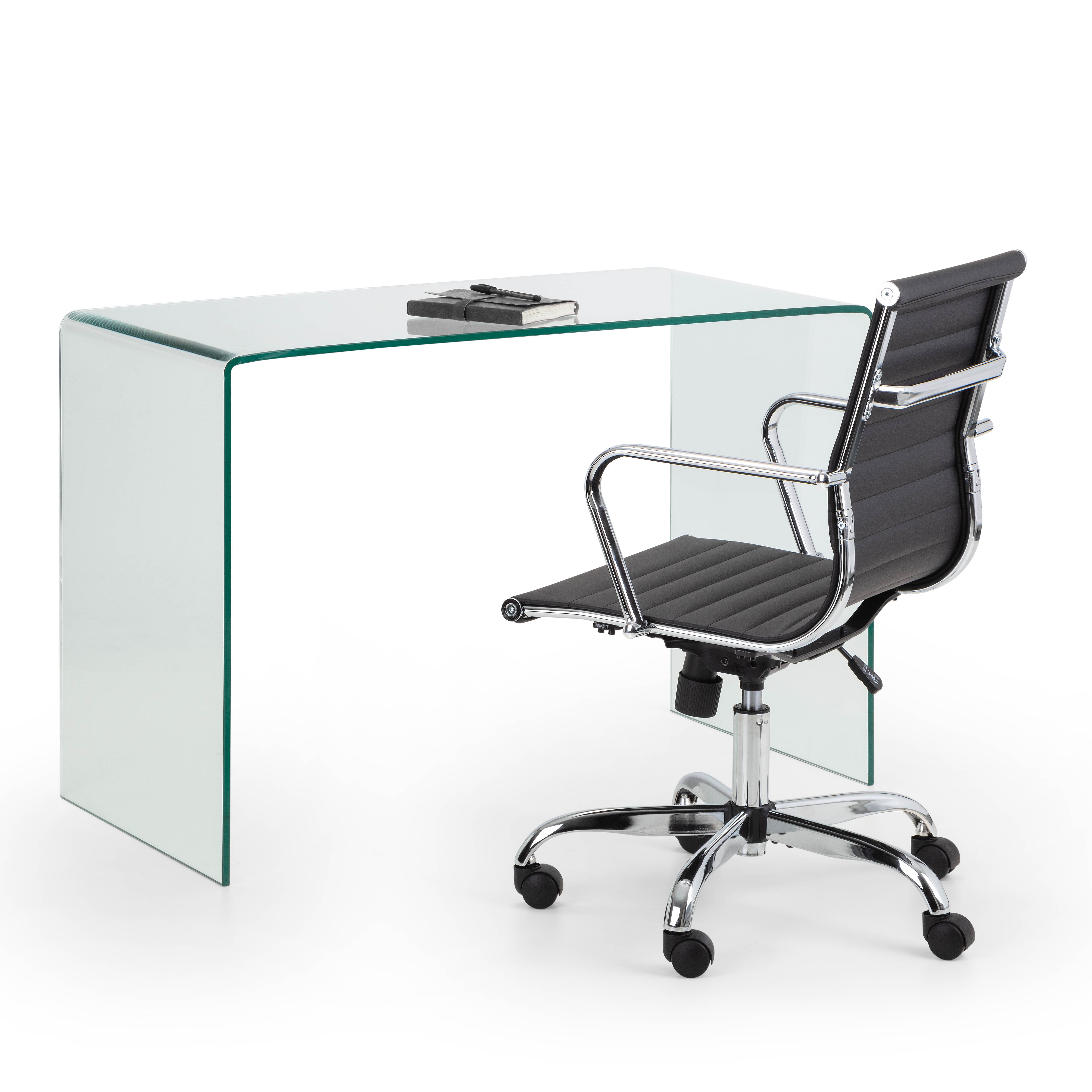 Preston Bent Glass Office Desk