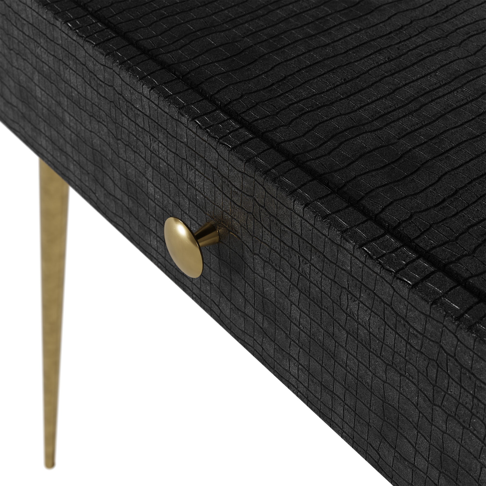 Urban Edge Dark Grey Bedside Table