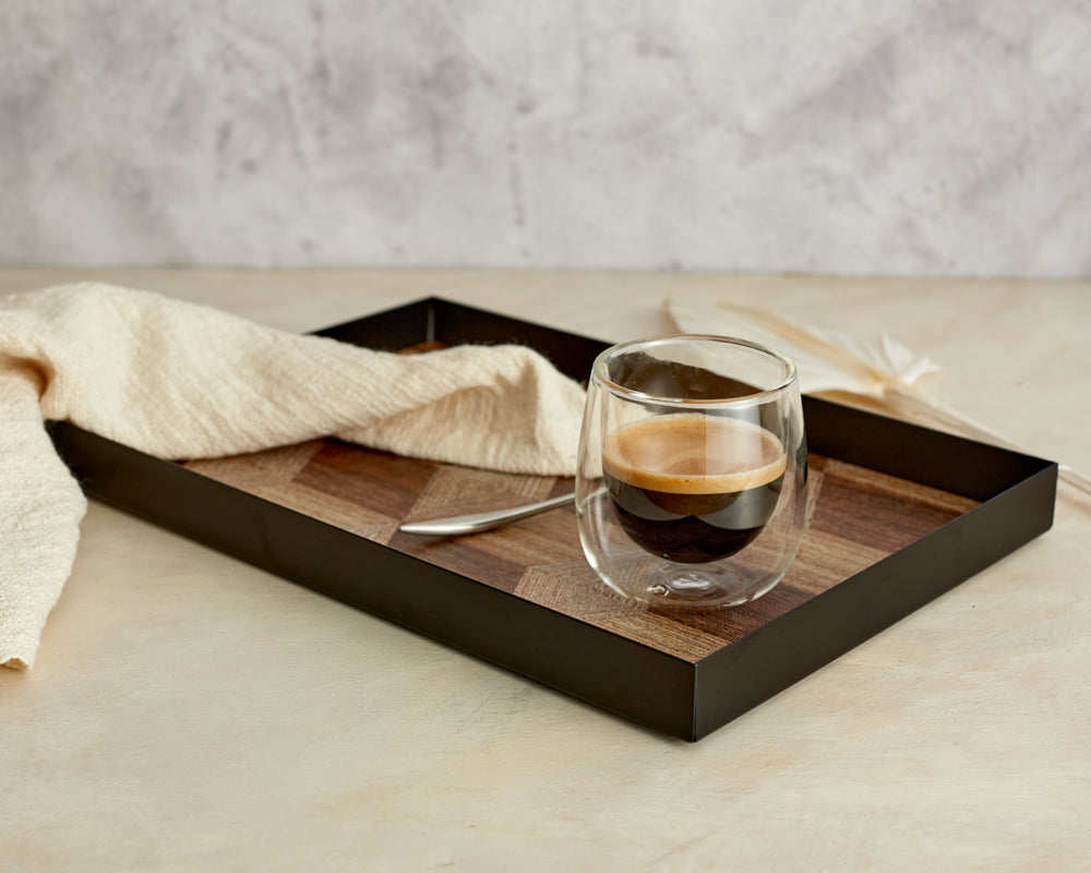 June Rectangle Iron Serving Tray