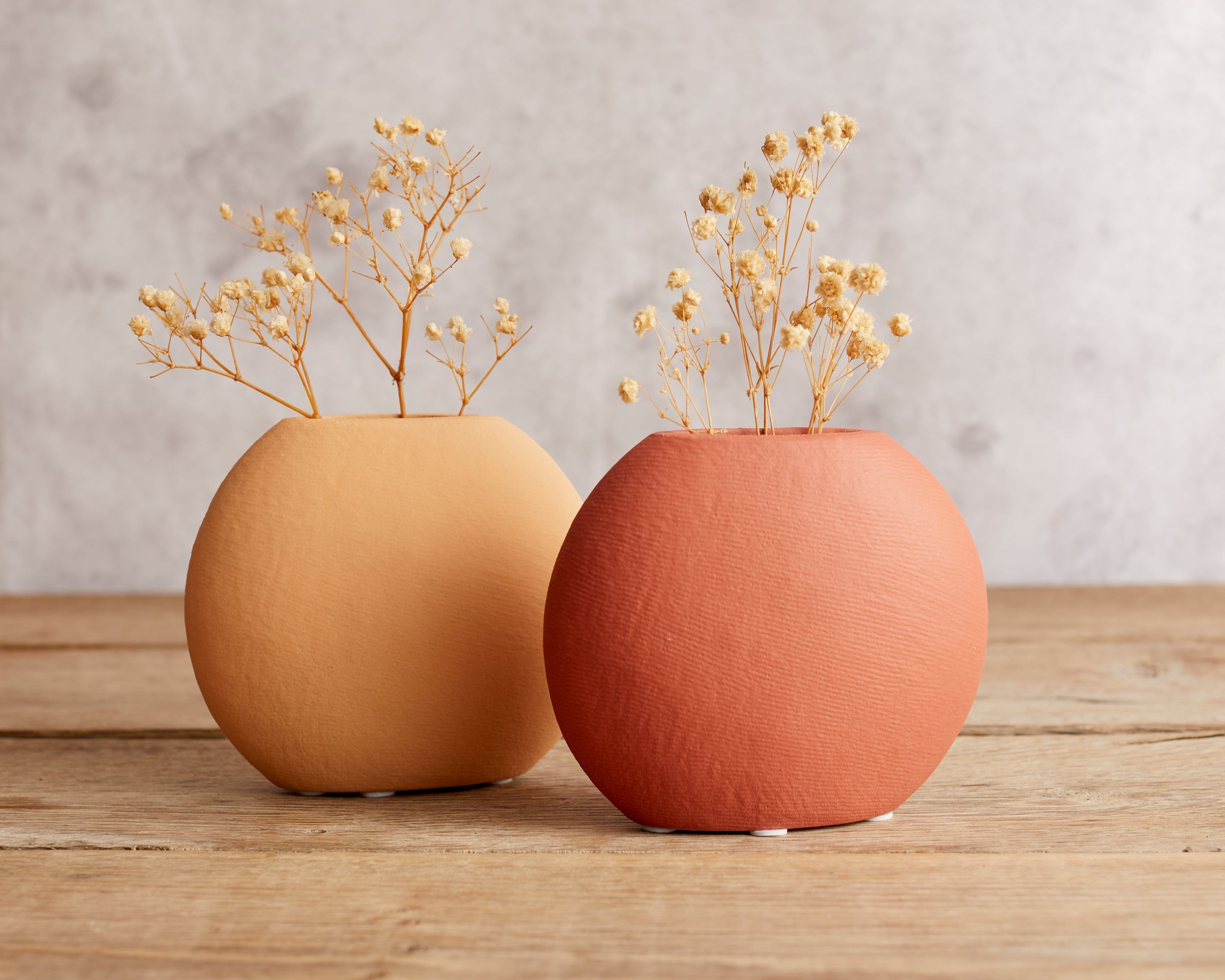 Francine Ceramic Terracotta Vases Set