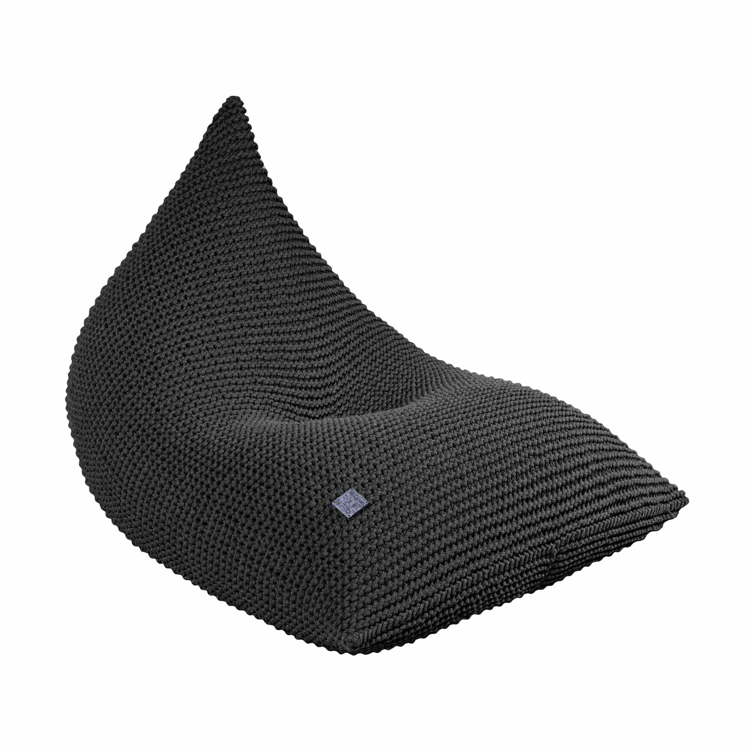 Knitted Bean Bag Kids- Graphite