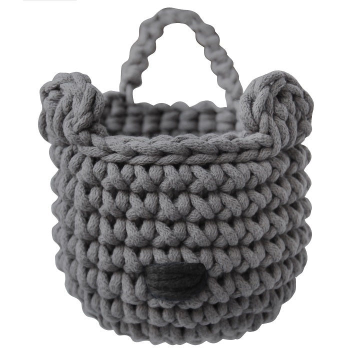 Bear Basket - Dark Grey