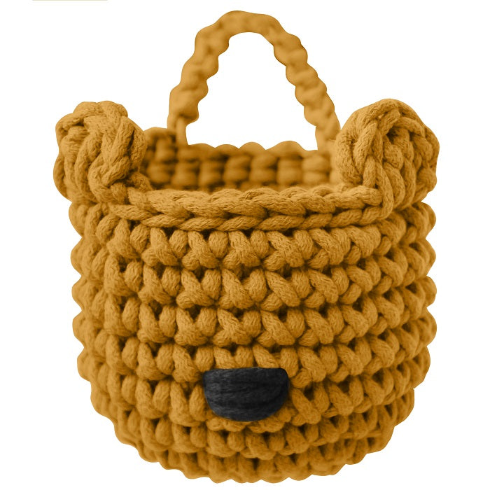 Bear Basket - Mustard