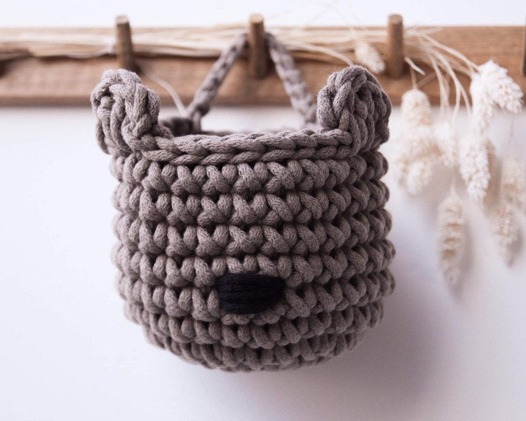 Bear Basket - Mocha