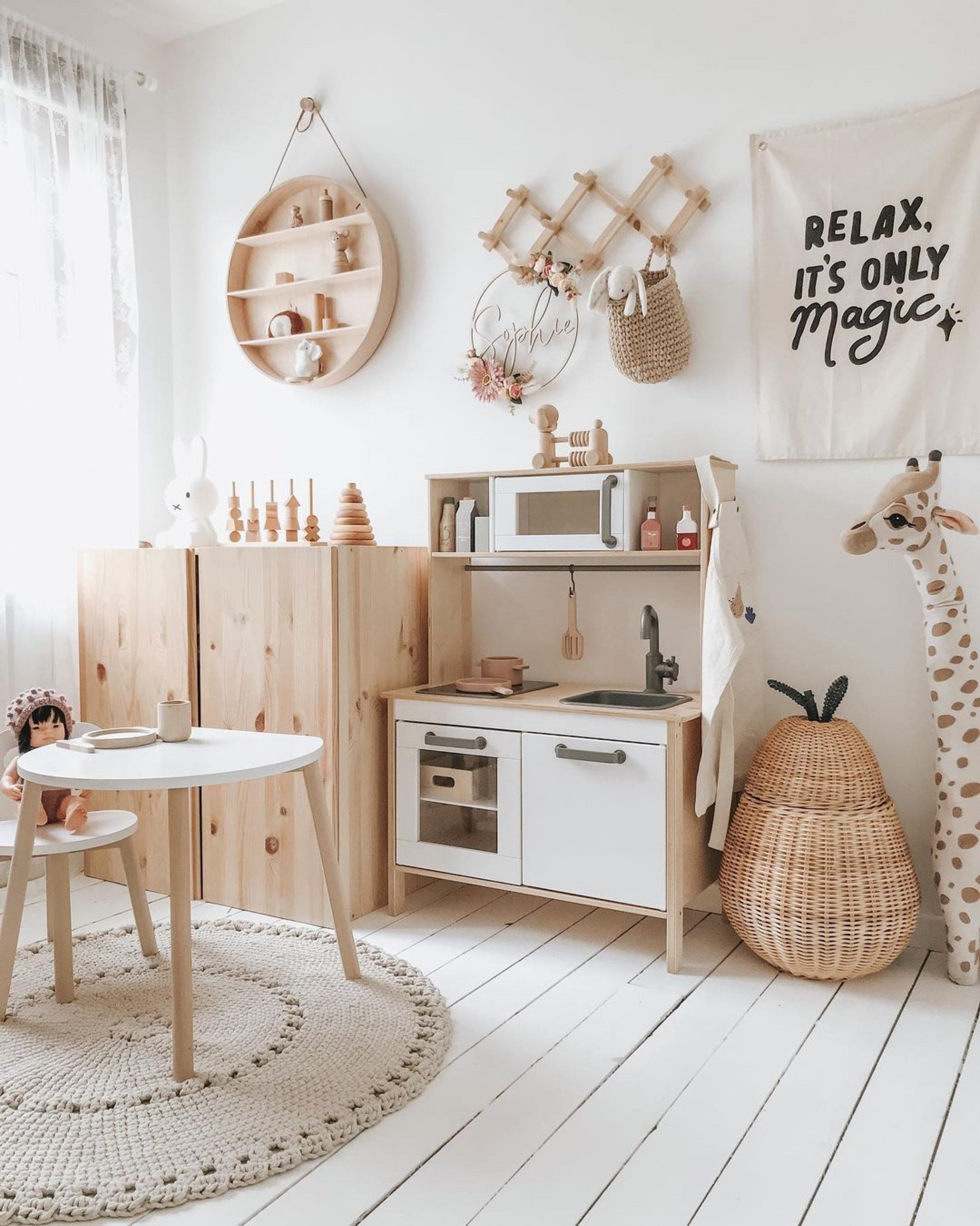 Crochet BOHO Rug - Oatmeal