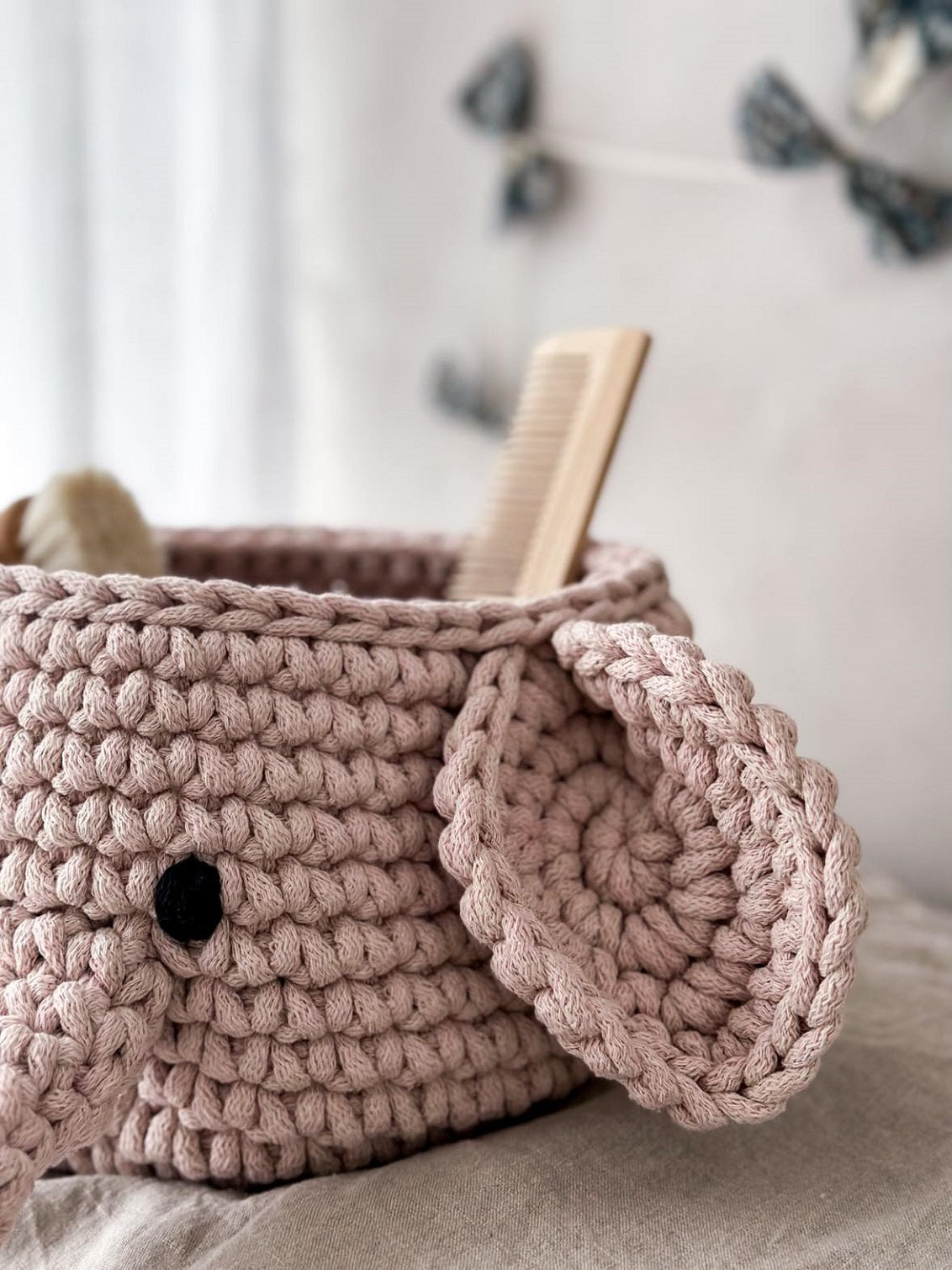 Elephant Basket - Oatmeal