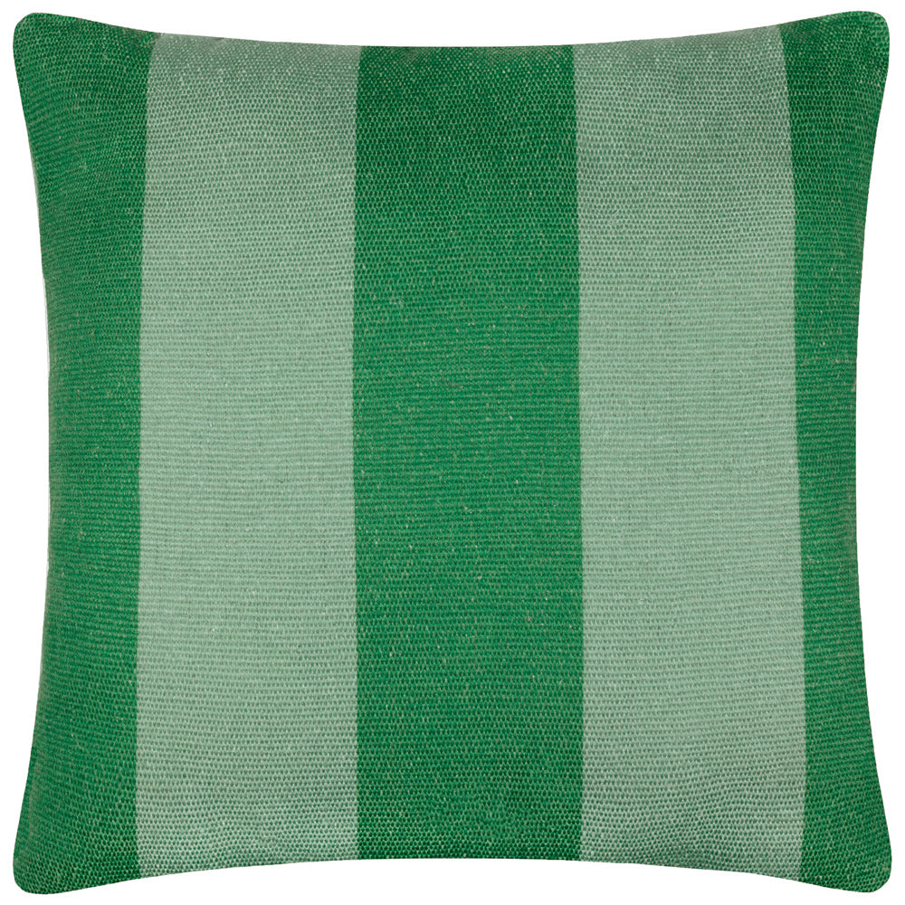 Deck Stripe Woven Outdoor Cushion Green