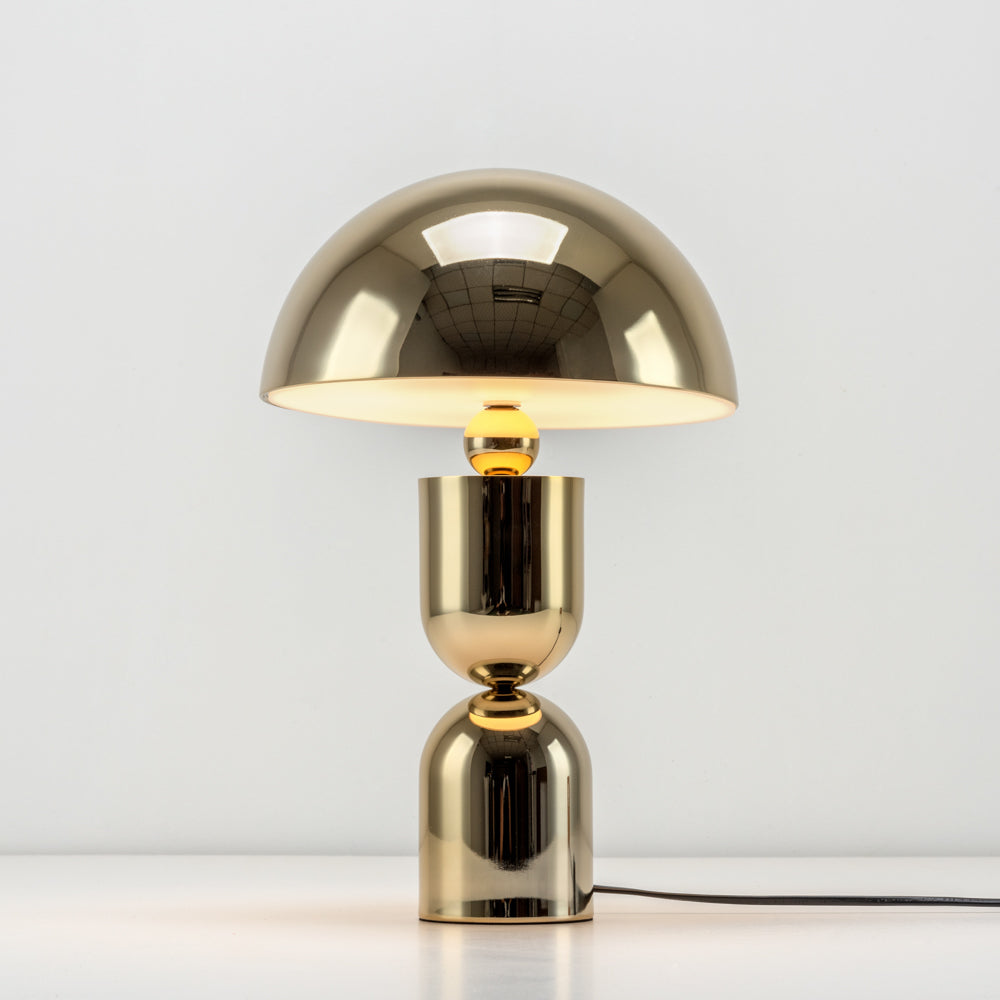 Brass Dome Mushroom Table Lamp