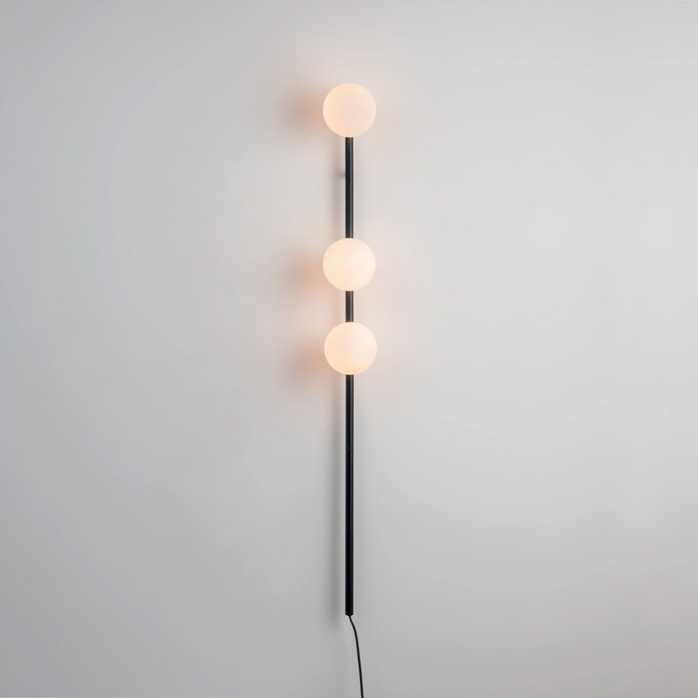 Bar Opal Ball Wall Light - Charcoal