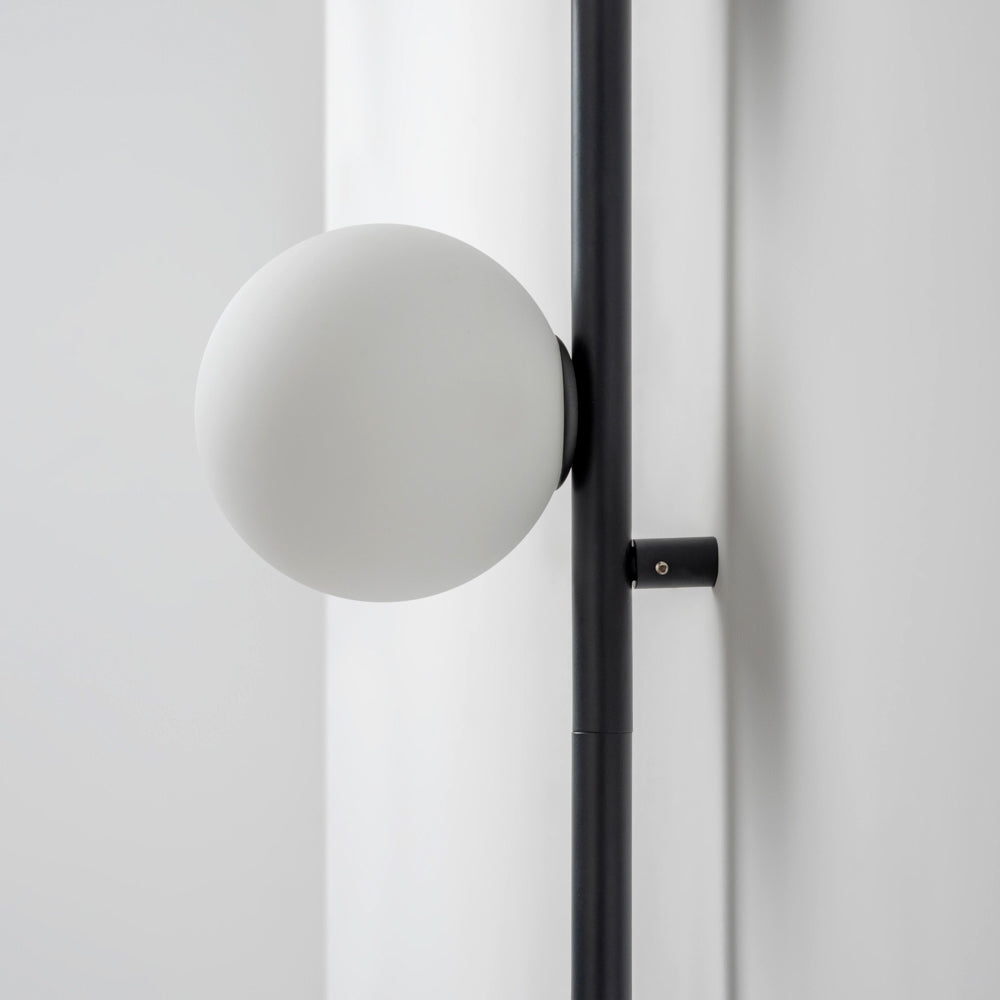 Bar Opal Ball Wall Light - Charcoal