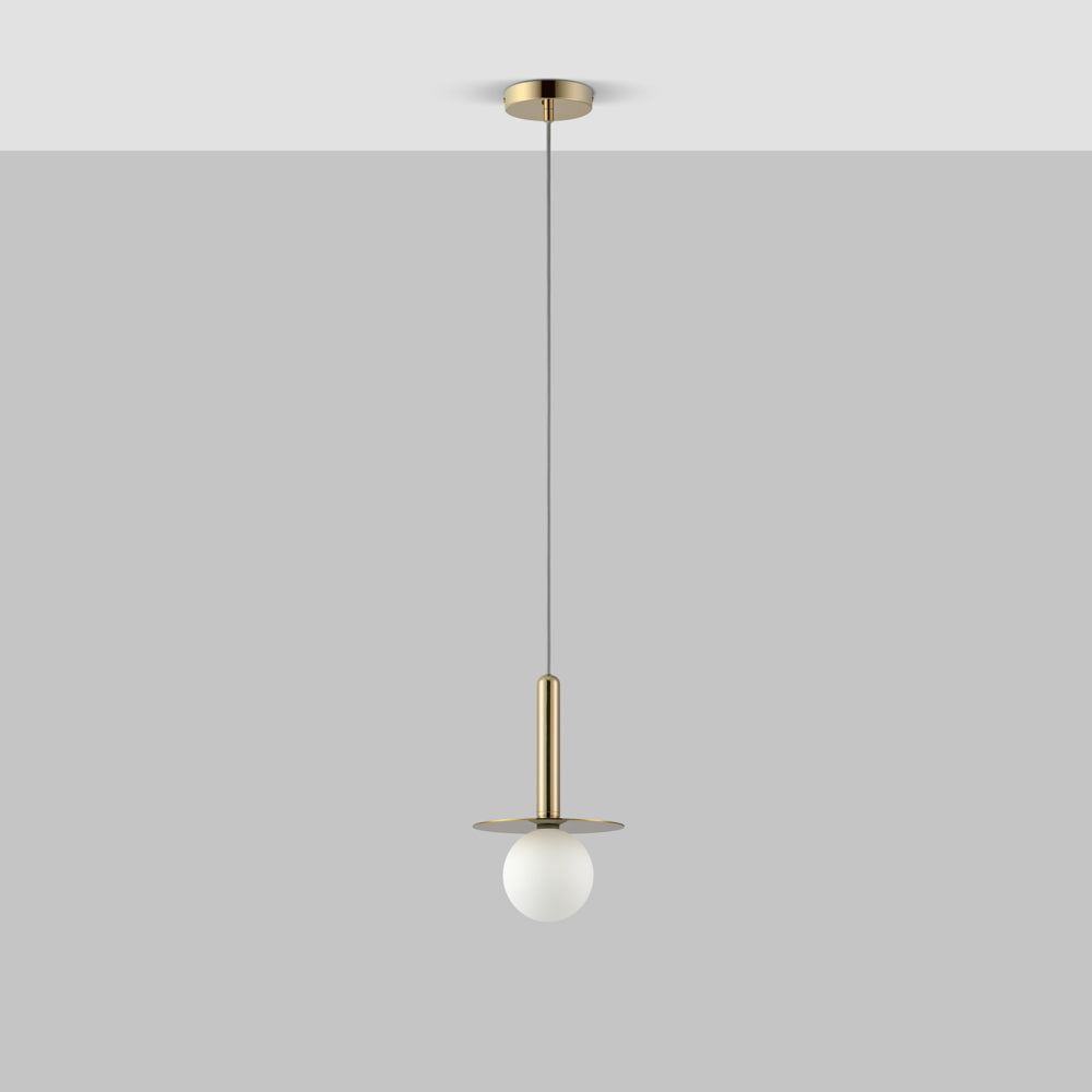 Brass Plate Pendant Ceiling Light