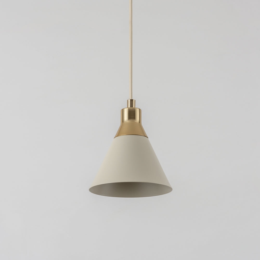 Cone Pendant Ceiling Light - Sand