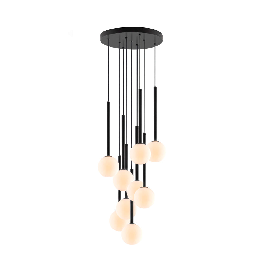 Opal Ball Cluster Ceiling light - Charcoal