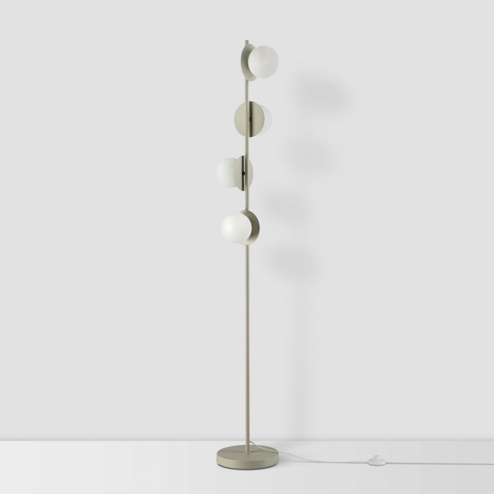 Opal Disk Floor Light - Sand