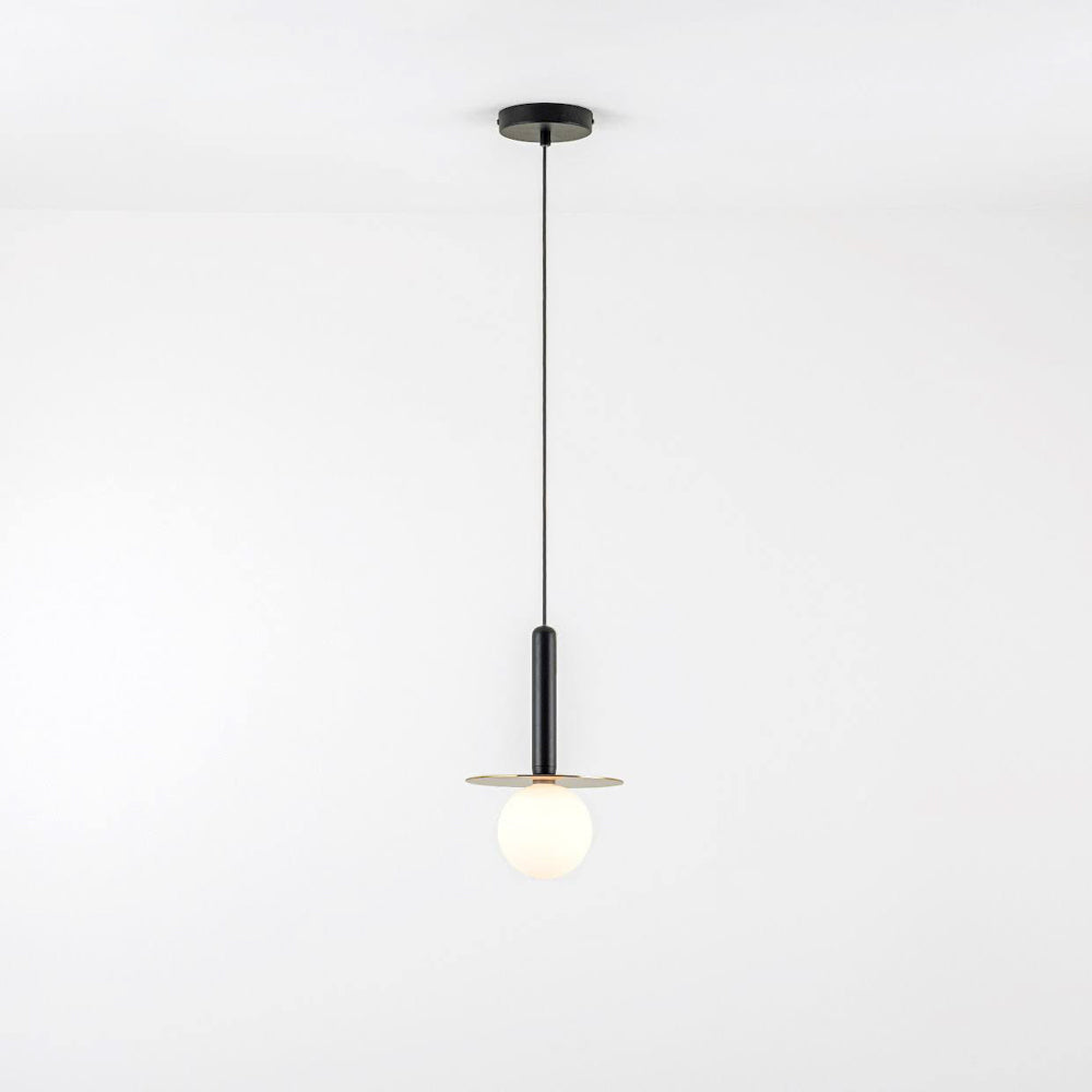 Plate Pendant Ceiling Light - Charcoal