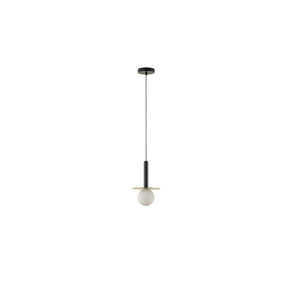 Plate Pendant Ceiling Light - Charcoal