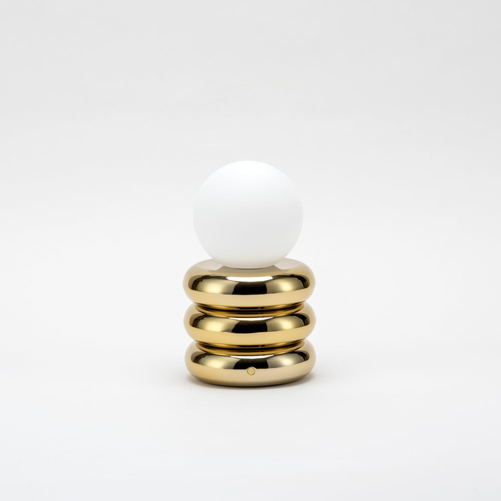 Tube Rechargeable Table Lamp - Brass