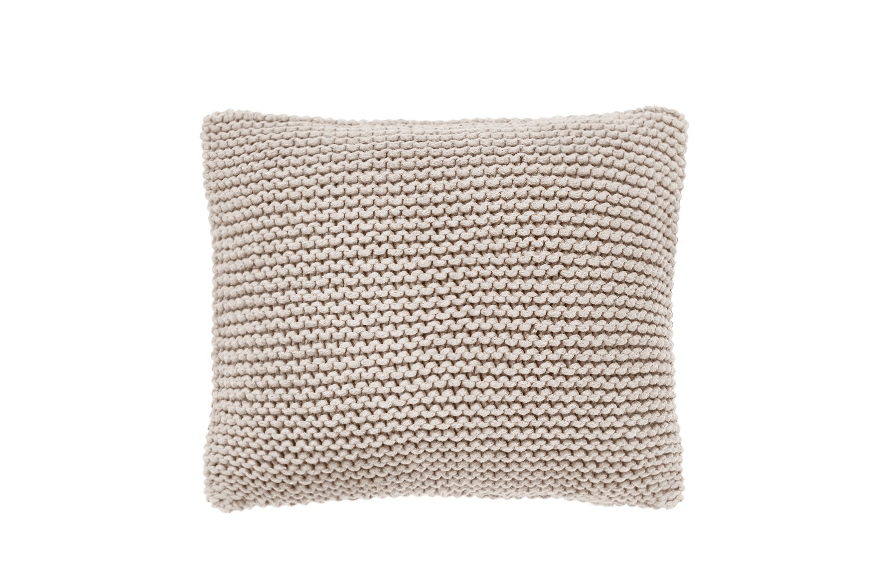 Knitted Cushion - Beige