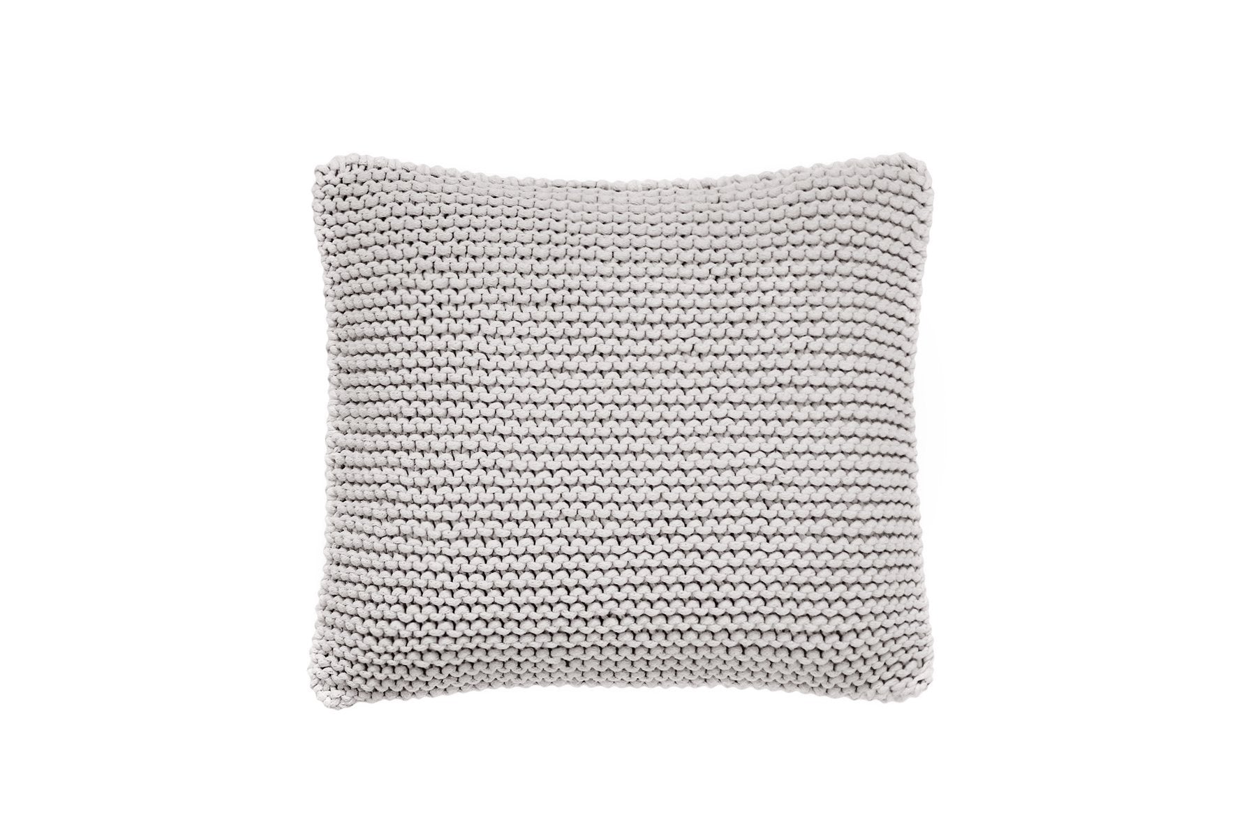 Knitted Cushion - Oatmeal