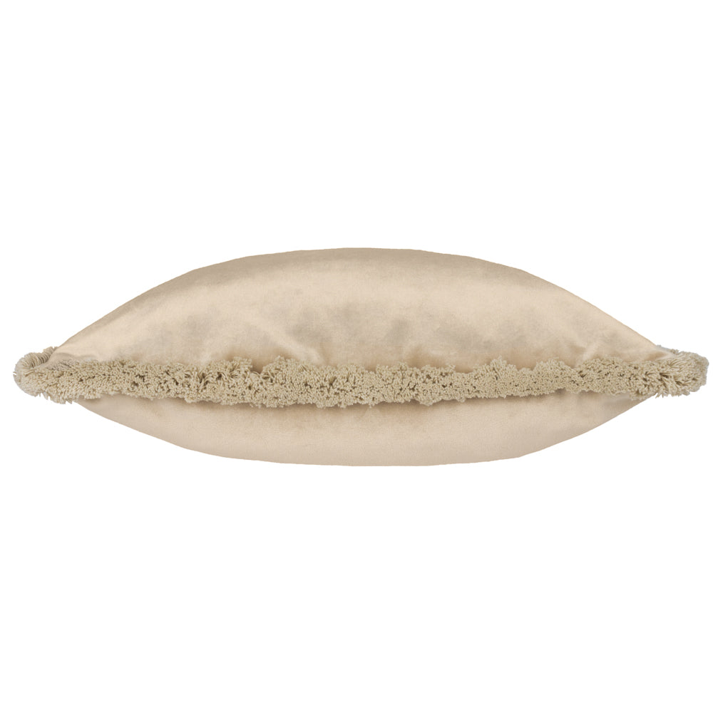 Freya Velvet Cushion Taupe