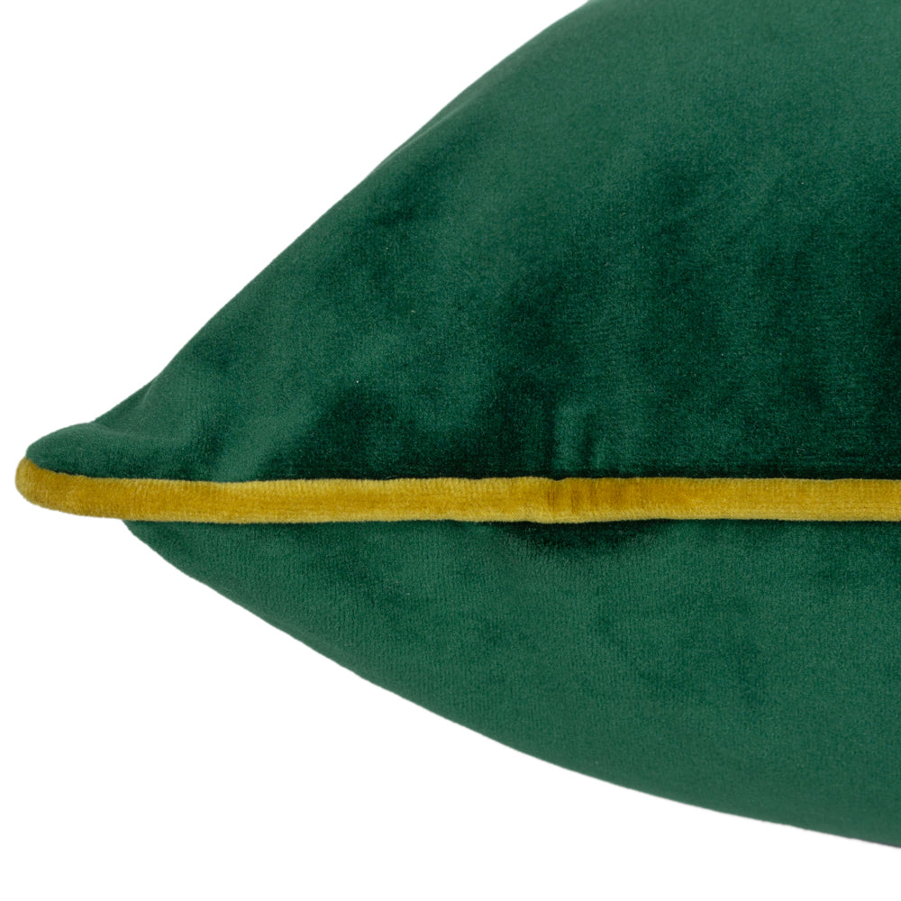 Meridian Velvet Cushion Emerald/Moss