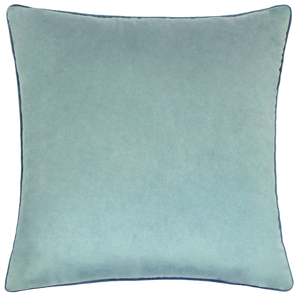 Meridian Velvet Cushion Mineral/Teal