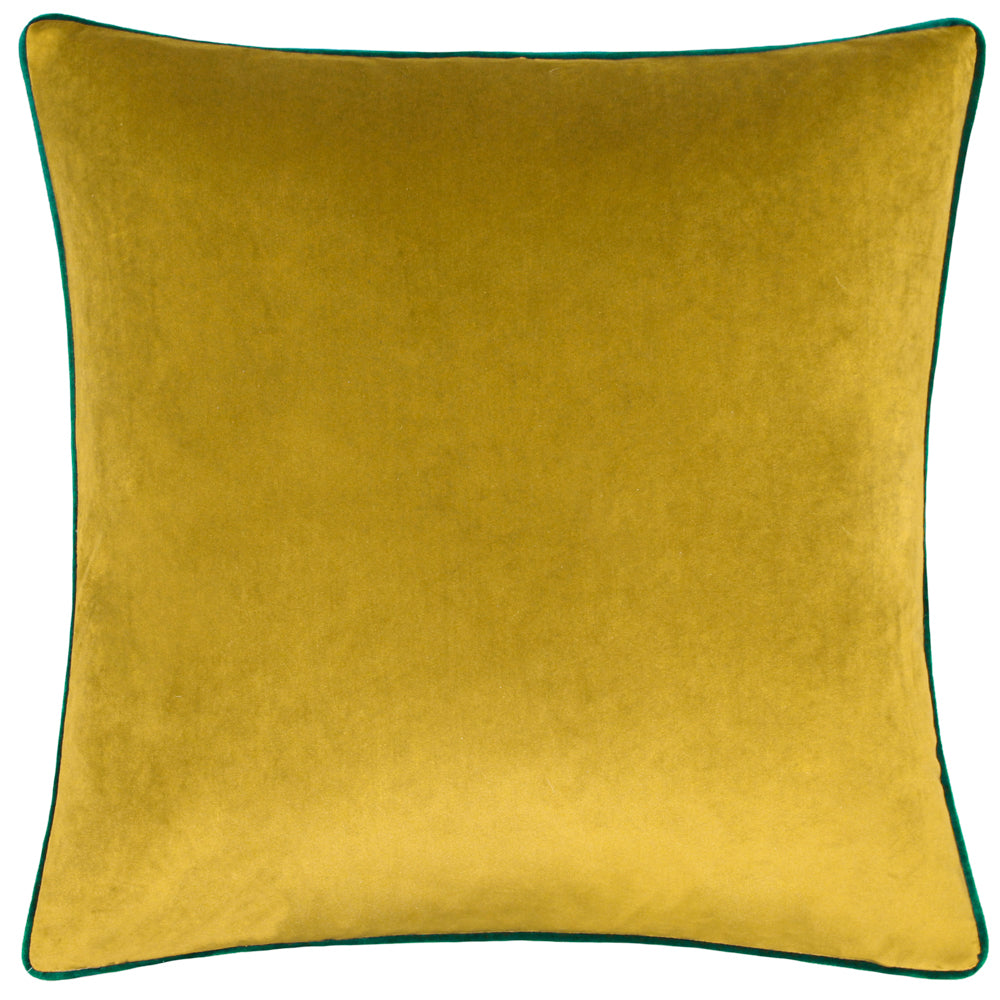 Meridian Velvet Cushion Moss/Emerald